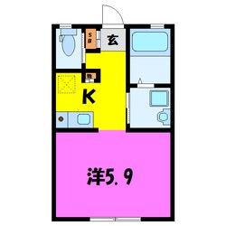 Luan本町Ⅱ（熊谷市本町）の物件間取画像